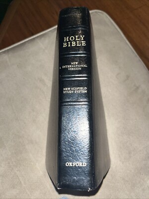 Holy Bible NIV New Scofield Study System Reference Edition: Oxford, Leather-image
