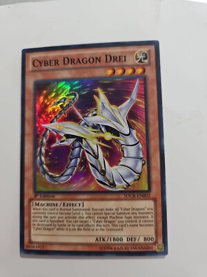 Cyber Dragon Drei, SDCR-EN002, 1st Edition, Yu-Gi-Oh!-image