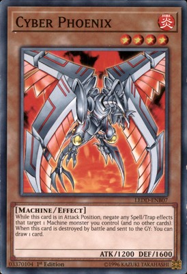 1st Ed Cyber Phoenix LEDD-ENB07 Yugioh-image