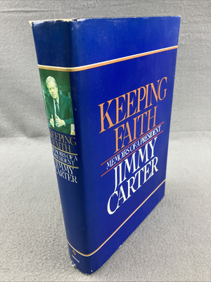 KEEPING FAITH Jimmy Carter 1ST Leather SIGNED FIRST EDITION Dust Jacket-image