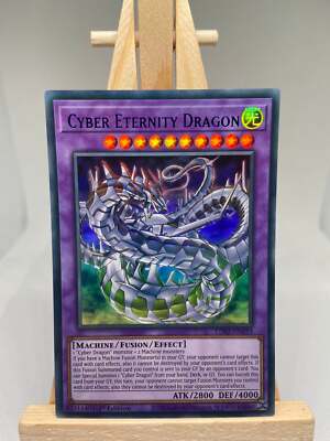 Cyber Eternity Dragon - Blue Ultra Rare 1st Edition LDS2-EN033 - NM - YuGiOh-image