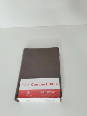 BIBLE ESV COMPACT BIBLE CROSSWAY TRUSTED BROWN NEW-image