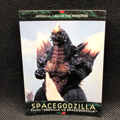 SpaceGodzilla Card TCG No.62 Toho Movie BANDAI 1996 1ST Japanese Japan-image