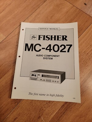 Fisher MC 4027  Stereo System Service Manual-image