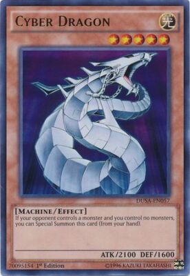 Cyber Dragon DUSA-EN057 Ultra Rare 1st Edition-image