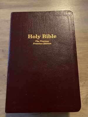 Holy Bible Precious Promises Edition KJV Concordance  Leather Giant Print-image