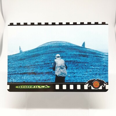 No.29 Godzilla Hollywood movie Card Japan TOHO 1998 BANDAI MADE in JAPAN TCG-image