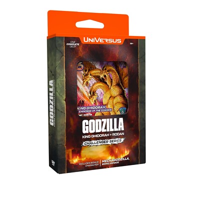 UNIVERSUS GODZILLA KING GHIDORAH RODAN COMPLETE CHALLENGER SERIES DECK BRAND NEW-image
