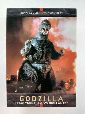 Godzilla #42 - Toho Monster Carddass Masters (1996 Japanese card) vintage kaiju-image
