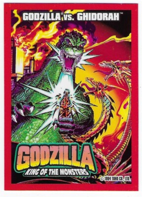 GODZILLA KING OF MONSTERS CARD #7 TRENDMASTERS TOY INSERT CARD TOHO 1994-image