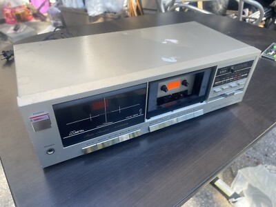 VINTAGE FISHER CR-W38 STEREO DOUBLE CASSETTE REMOTE DUAL DECK For Parts-image