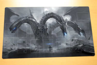 No.208# Yugioh Custom Playmat TCG CCG Mat Chazz Princeton Dragon Cyber Ultime-image