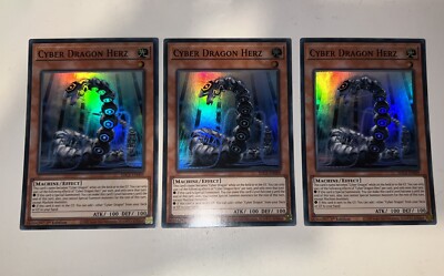 Cyber Dragon Herz Playset - Super Rare - YuGiOh! - SDCS-EN009 - Near Mint-image