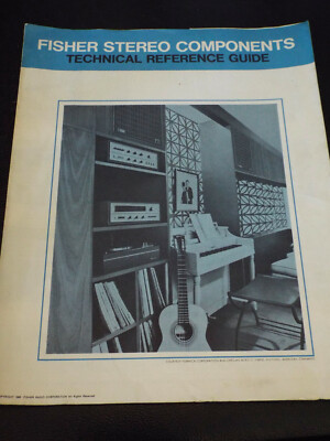 Vintage 1966 FISHER Stereo Components Technical Reference Product Guide & Specs-image