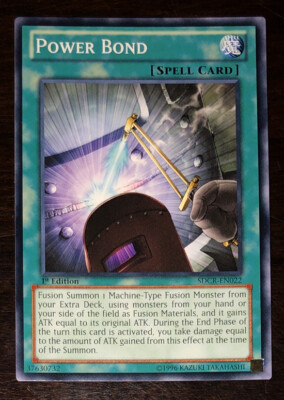 Power Bond SDCR-EN022 YuGiOh SPELL Cyber Dragon Revolution 1st Edition NM New x1-image