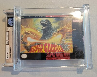 Super Godzilla (Super Nintendo) SNES New WATA 9.6 A++ Highest graded copy-image
