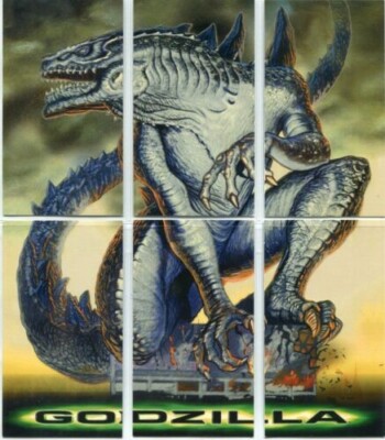 GODZILLA THE MOVIE INKWORKS 1998 MASTER SET WITH BINDER-image