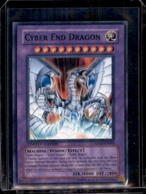YUGIOH CYBER END DRAGON PARALLEL RARE HP CONDITION MF02-EN003 #2-image