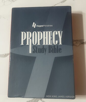 NEW 1997 NKJV Prophecy Study Bible New King James Version John Hagee Leather Box-image