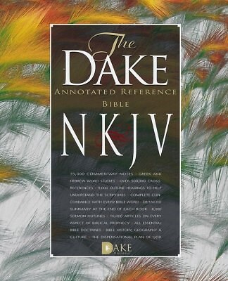 NKJV Dake Annotated Reference Bible-Black Bonded Leather-image