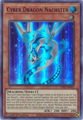 Yu-Gi-Oh Card - LDS2-EN032 - CYBER DRAGON NACHSTER (Purple) (ultra rare) - NM/M-image