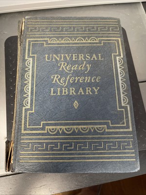 Universal Ready Reference Library For Home School Business 1947 Leather Bound-image