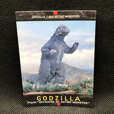 Godzilla Card TCG No.18 Toho Movie BANDAI 1996 1ST ED Japanese Japan-image