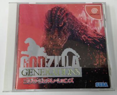 Sega Dreamcast DC Godzilla Generations Japan Version w/ Box and Manual 4413 SP-image