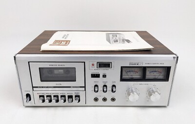 Fisher Stereo Cassette Deck 143-93242800 Vintage HiFi Silver Face Japan ~ PARTS-image