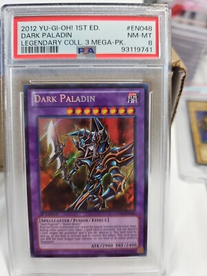 Dark Paladin 1st Edition LCYW-EN048 Secret Rare PSA 8-image