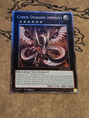 Yugioh Cyber Dragon Infinity RA04-EN068 Platinum Secret Rare NM Presale -image