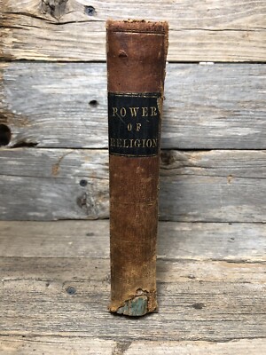 Power Of Religion God On The Mind Lindley Murray Antique Leather Bound Book 1859-image