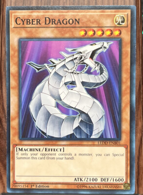 YUGIOH! CYBER DRAGON LEDD-ENB01 COMMON 1ST EDITION-image