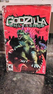 GODZILLA Unleashed PS2 PlayStation 2 Original ATARI Game 2007 Instruction Book-image
