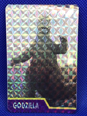 Second Godzilla HOLO Prisim Meiji card  Seal TOHO 1993 Japanese F/S-image