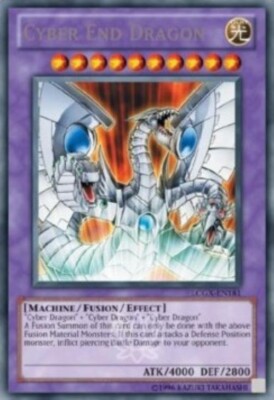 Yugioh-Cyber End Dragon-Secret Rare-1st Edition-LCGX EN181 (LP)-image