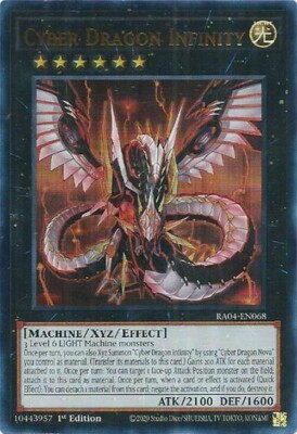 Cyber Dragon Infinity (RA04-EN068) - Ultra Rare - 1st Edition-image