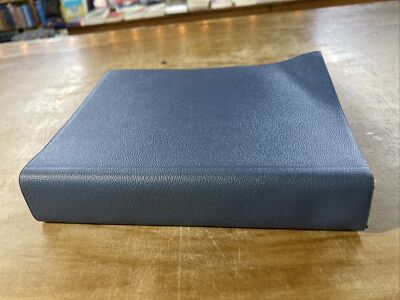 Ukranian Bible with References Blue Softcover Book Imitation Leather Very Good!-image
