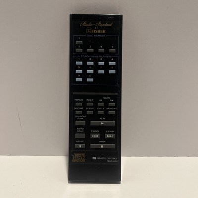 Vintage Fisher Studio Standard Original OEM Remote Control REM-200 CD Stereo-image