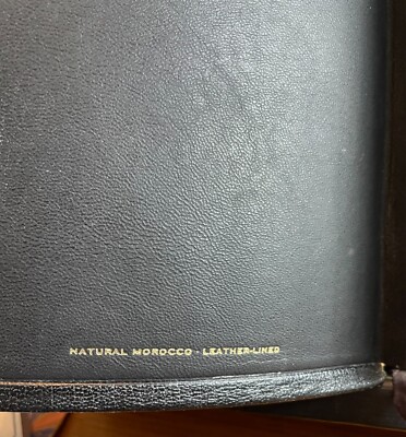 New Scofield Reference Bible, 1967, Natural Morocco Leather Lined-image