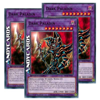3x DARK PALADIN (SPEED DUEL) • (Dark Paladin) • Common • SBCB EN021 • Yugioh!-image
