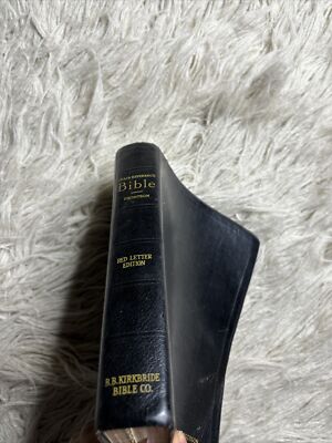 Chain Reference Bible Thompson Red Letter Edition B B Kirkbride Genuine Leather-image