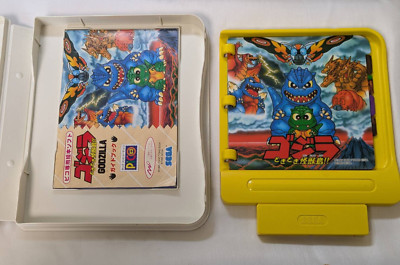 SEGA Pico Godzilla Doki Doki Kaijuu-tou!! Cartridge Japan Import Boxed US Seller-image