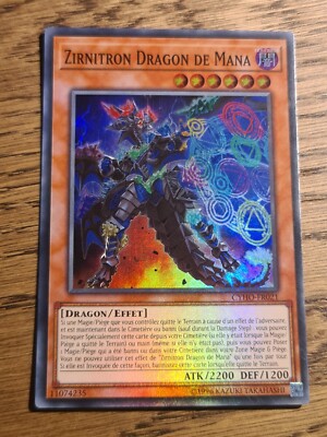 Mana Dragon Zirnitron●YUGIOH●CYHO●2018●FRENCH●SUPER RARE●NM #05279-image