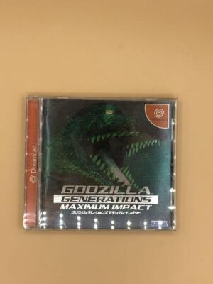 Dreamcast Godzilla Generations Maximum Impact DC Disc Used Japan Free Shipping-image