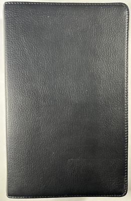 NIV Personal Size Reference Bible Large Print Premium Black Leather Calfskin VG+-image