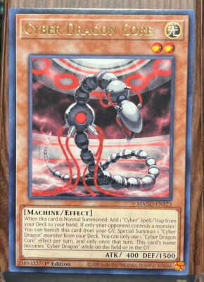 2x (M/NM) - Cyber Dragon Core - MAGO-EN123 - Gold Rare - 1st Edition YuGiOh-image