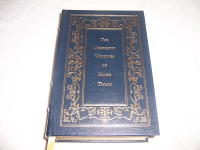 Mississippi Writings Mark Twain hc Tally Hall Press Leather Bound fine binding-image
