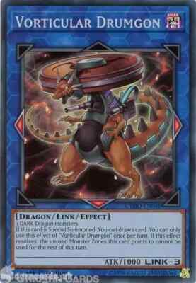 CYHO-EN041 Vorticular Drumgon Super Rare 1st Edition Mint YuGiOh Card-image