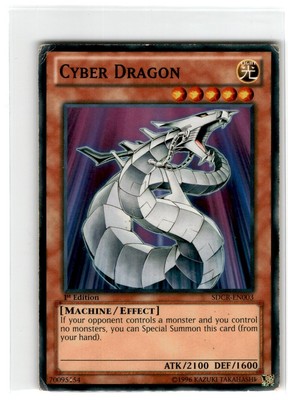 Yu-Gi-Oh! Cyber Dragon Common SDCR-EN003 Heavily Played 1st Edition-image